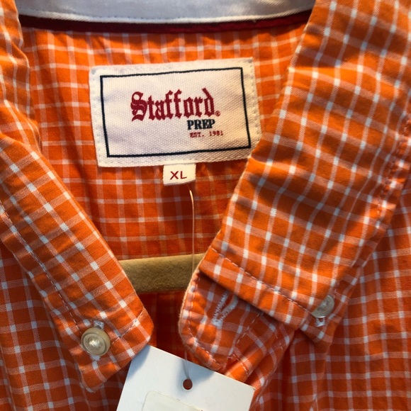 STAFFORD PREP | short sleeve button up BRAND NEW - Picture 3 of 4